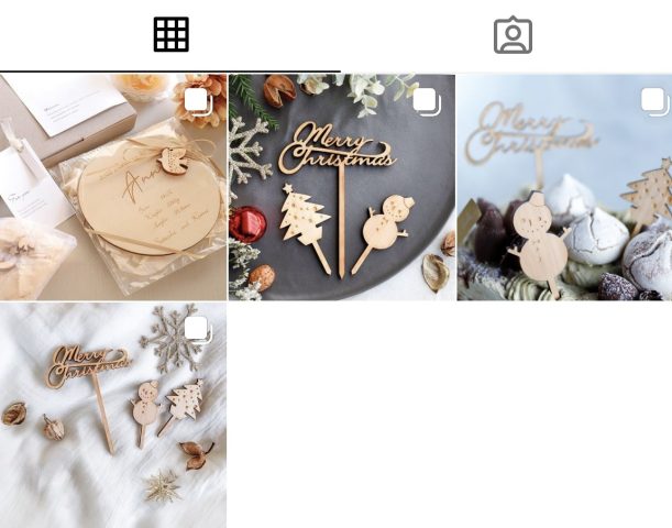 インスタグラム instagram 杢美 雑貨　zakka 命名書　ケーキトッパー メリークリスマス　クリスマス雑貨