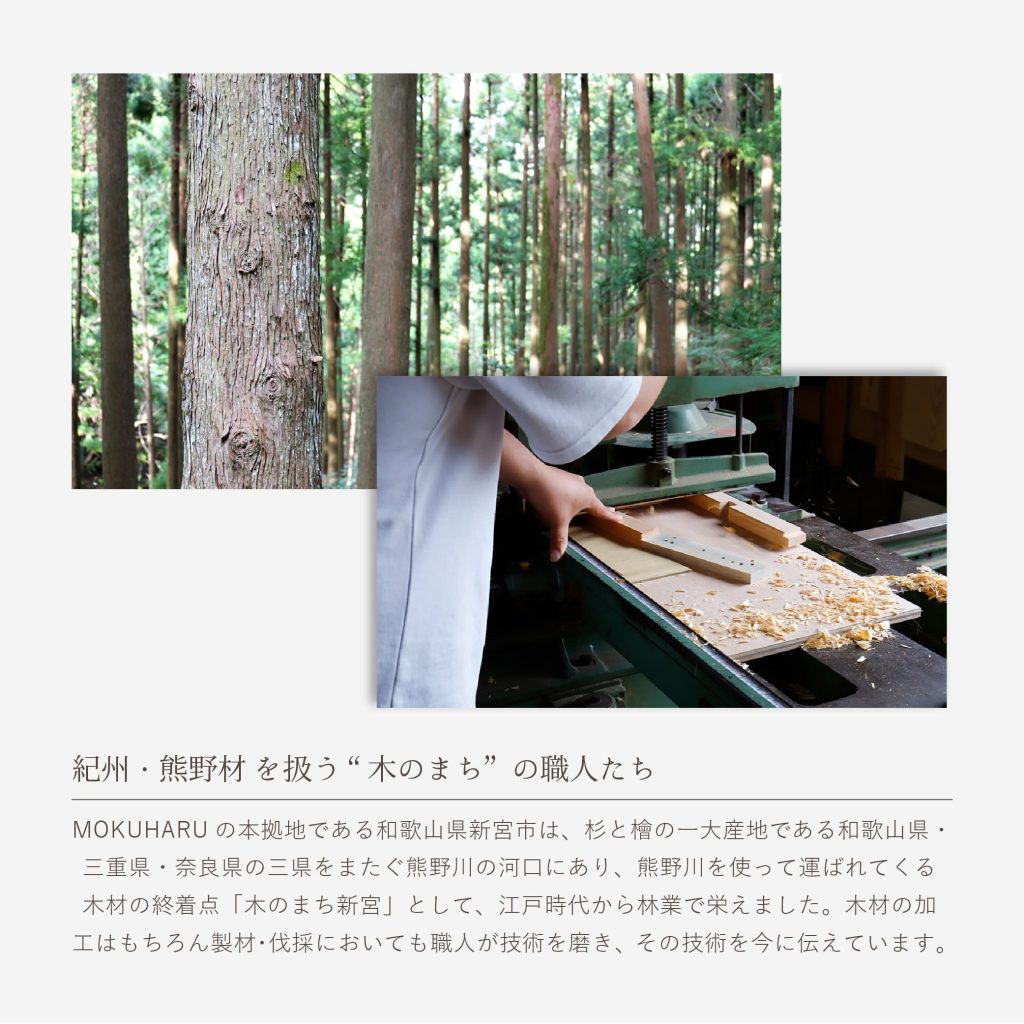 ヒノキ 鍋敷き＆コースター 二枚セット 結