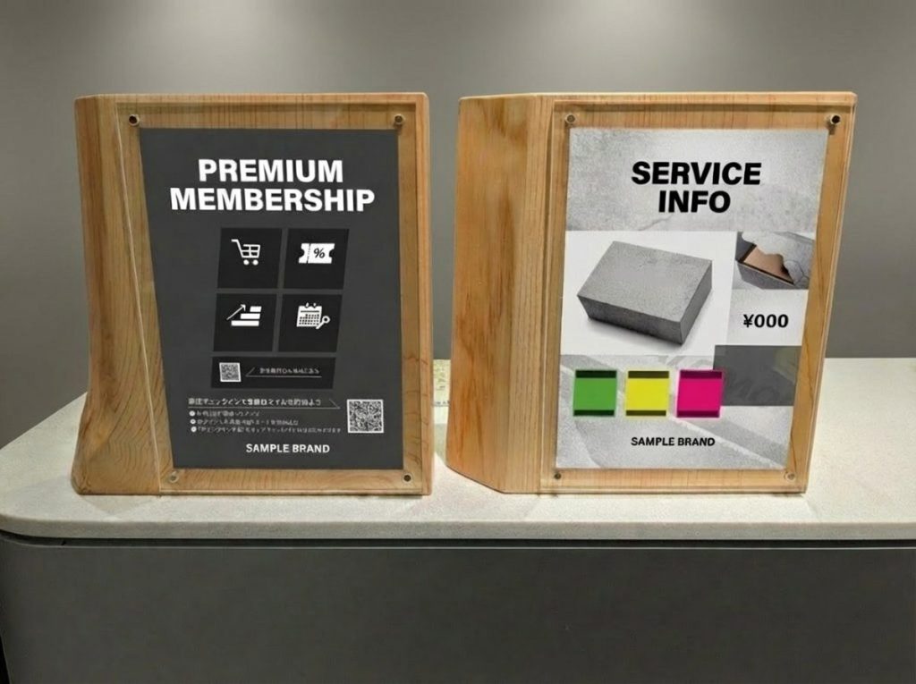 商品棚・ディスプレイ台のオーダーメード事例 | オシャレな陳列を叶える【木製の店舗什器】